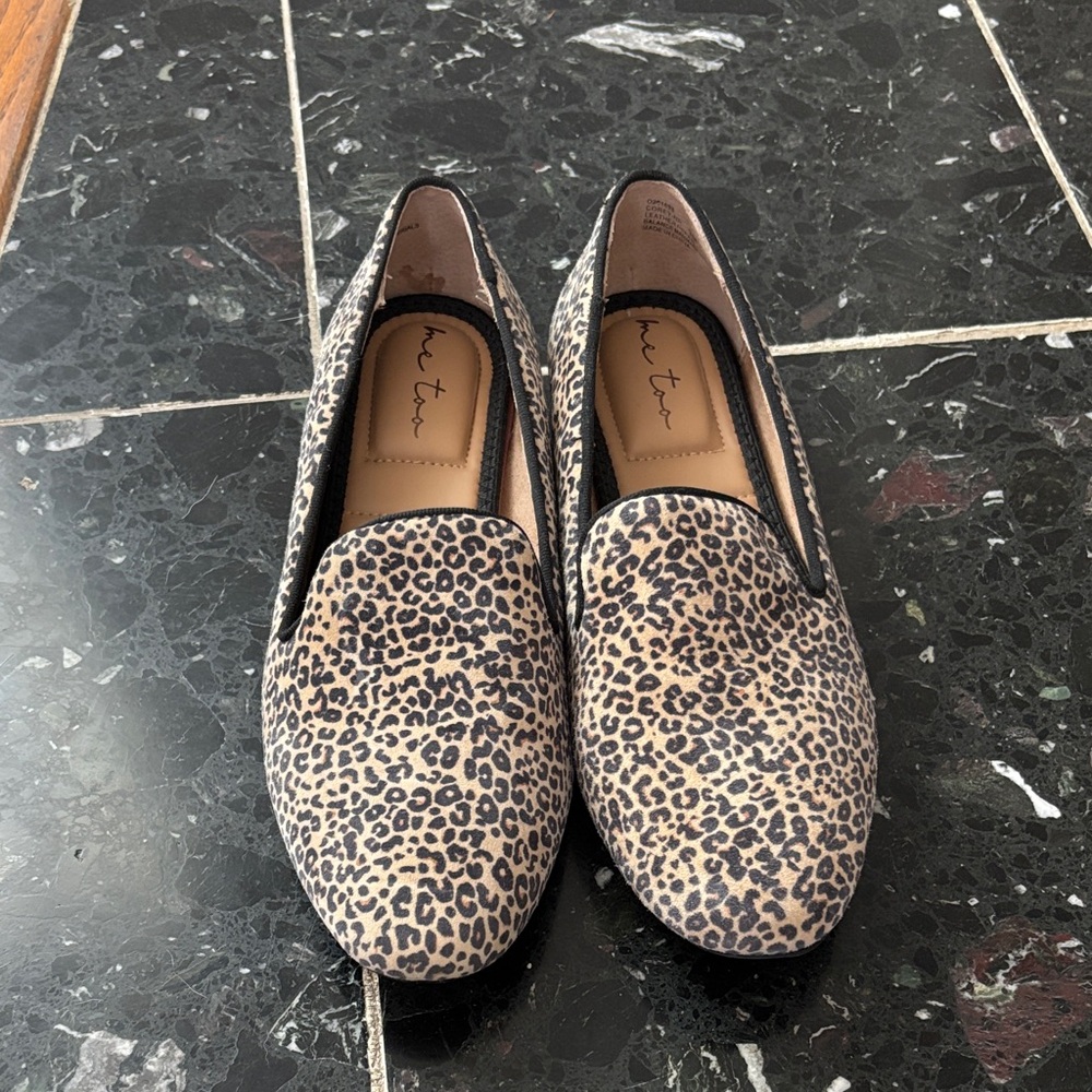 Me Too Leopard Print Flats